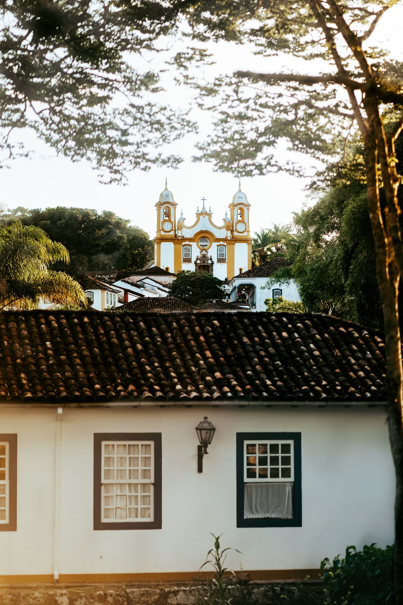 A fachada no Lavradio
